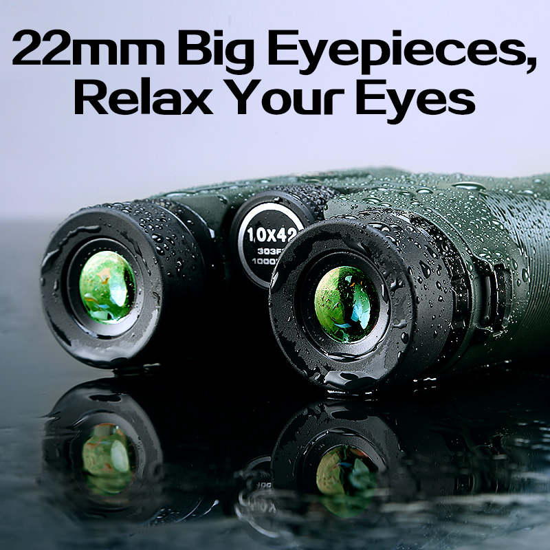 10x42 compact binocular for adults outdoor camping